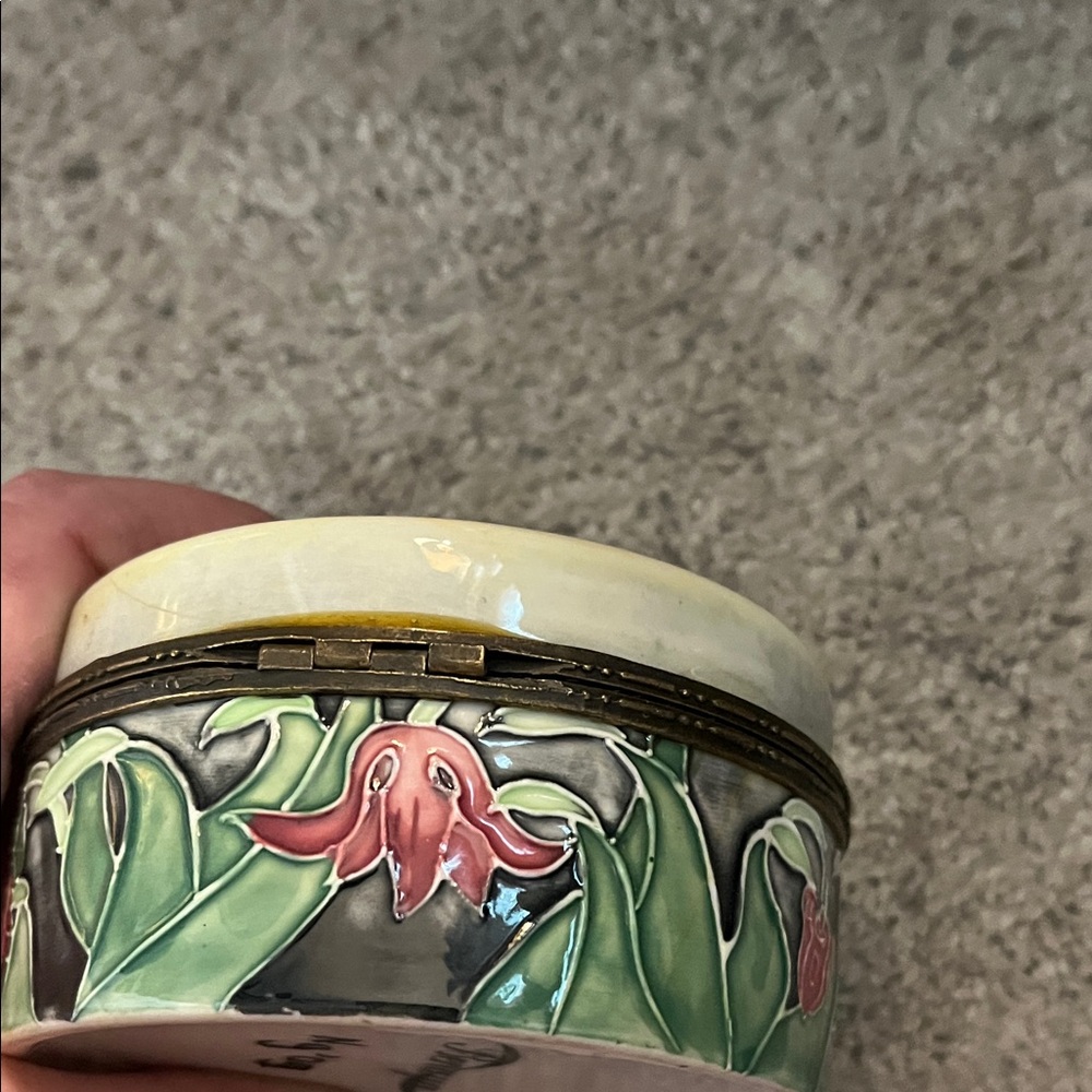 2/$20 Floral Ceramic Trinket Box - Picture 5 of 7
